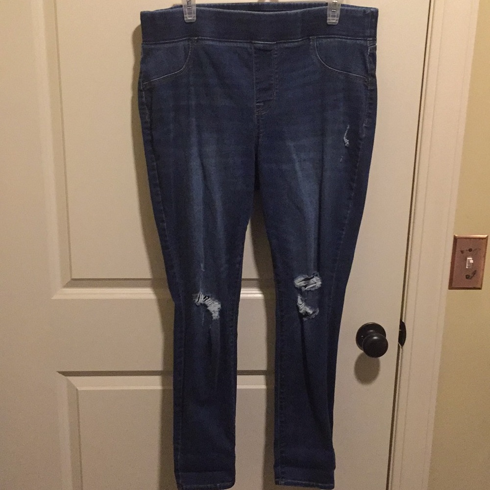 Old Navy mid rise rockstar skinny jeggings